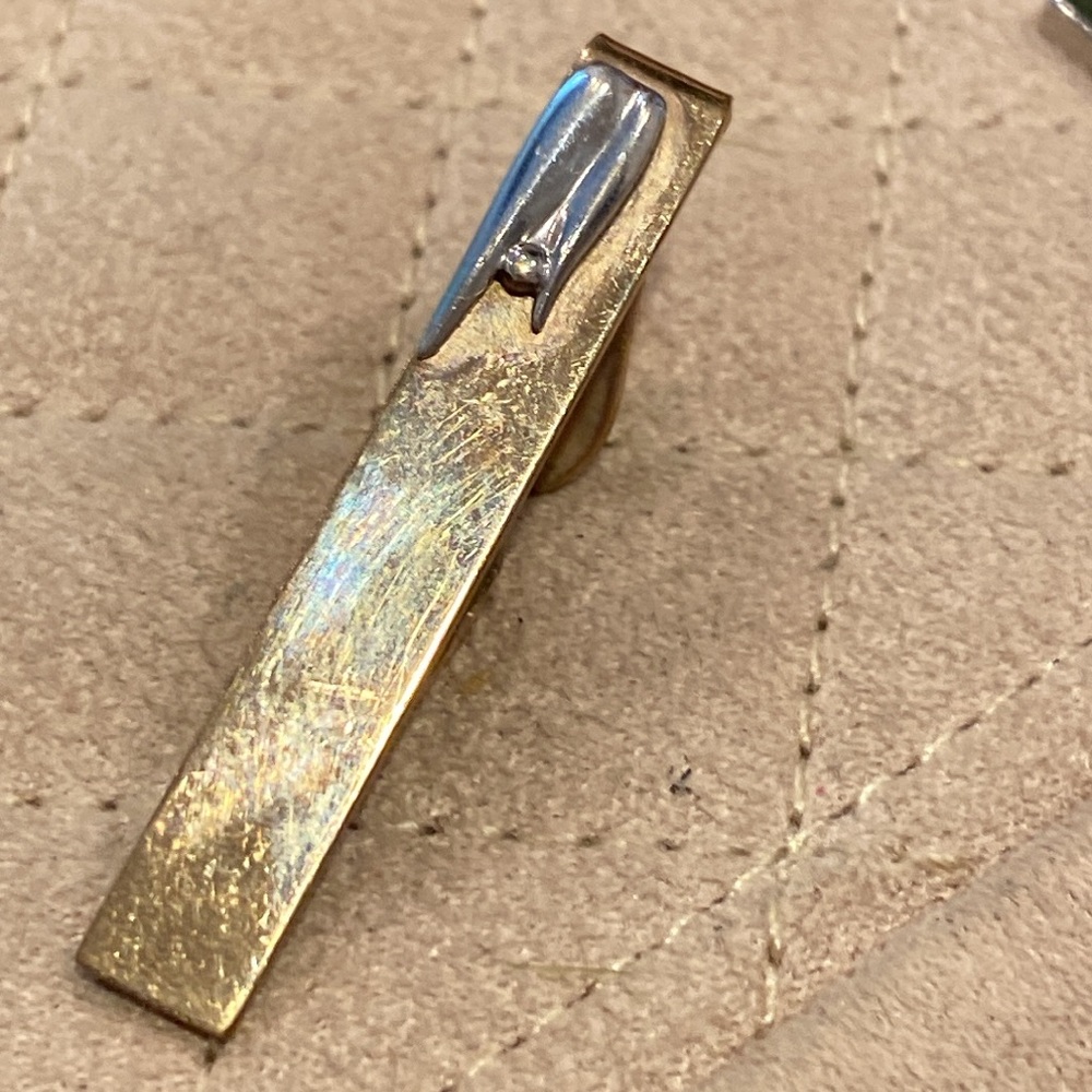 Vintage Swank 12K Gold-Filled Tie Clip